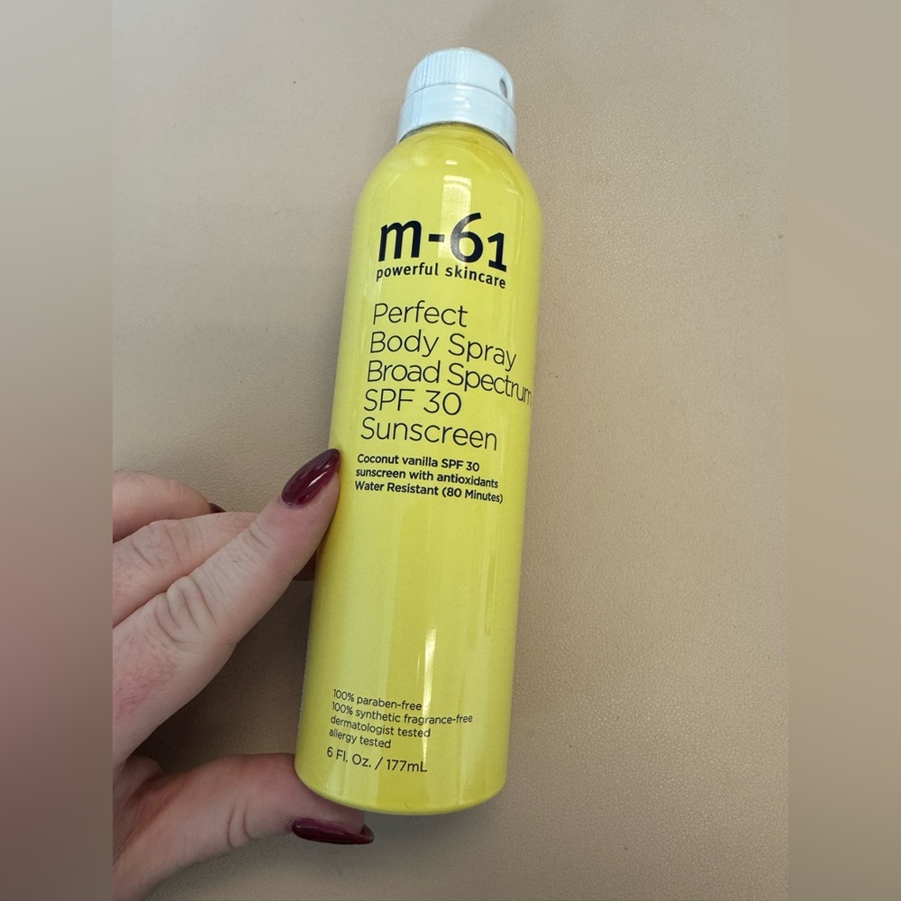 M-61 Yellow Body Spray Sunscreen SPF 30